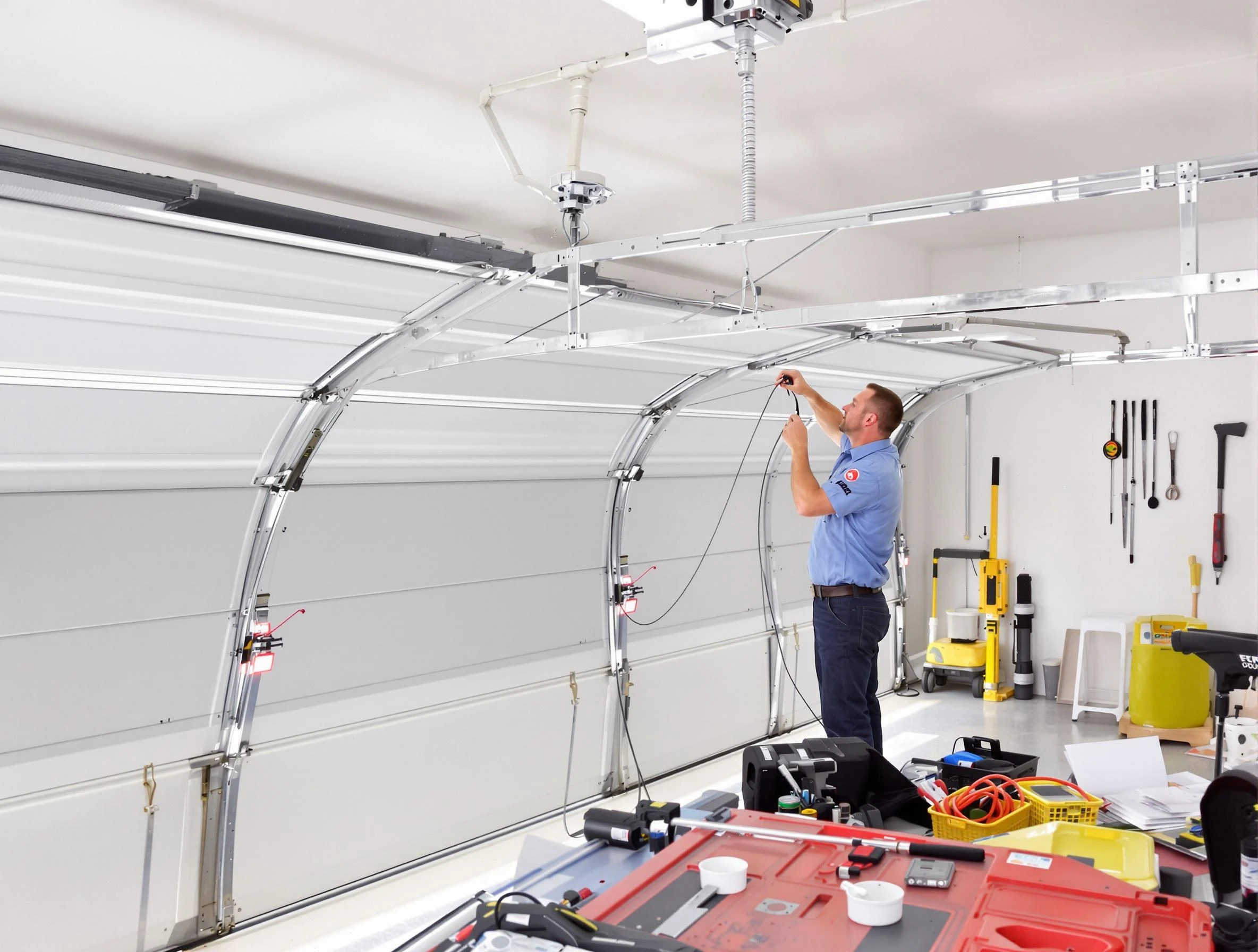 Garage door cable repair service by Warren Garage Door Repair in Warren