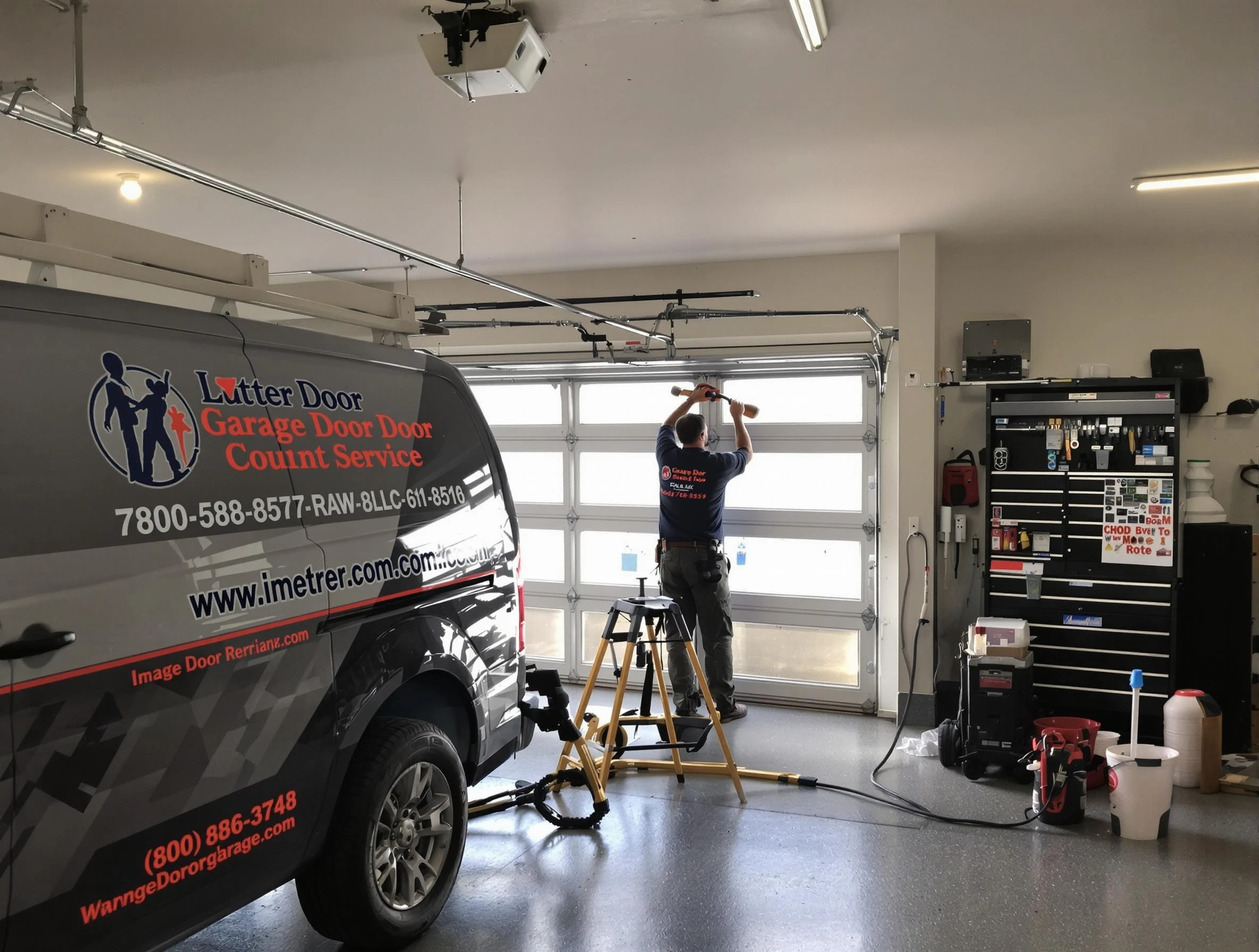 Warren Garage Door Repair rapid response team performing same-day repair in Warren